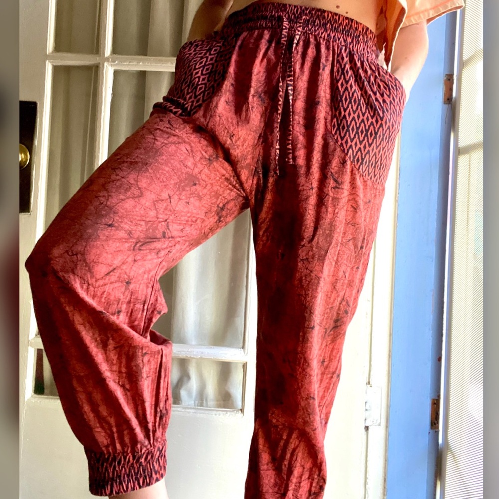 UO Harem Jogger Cotton Boho Pants